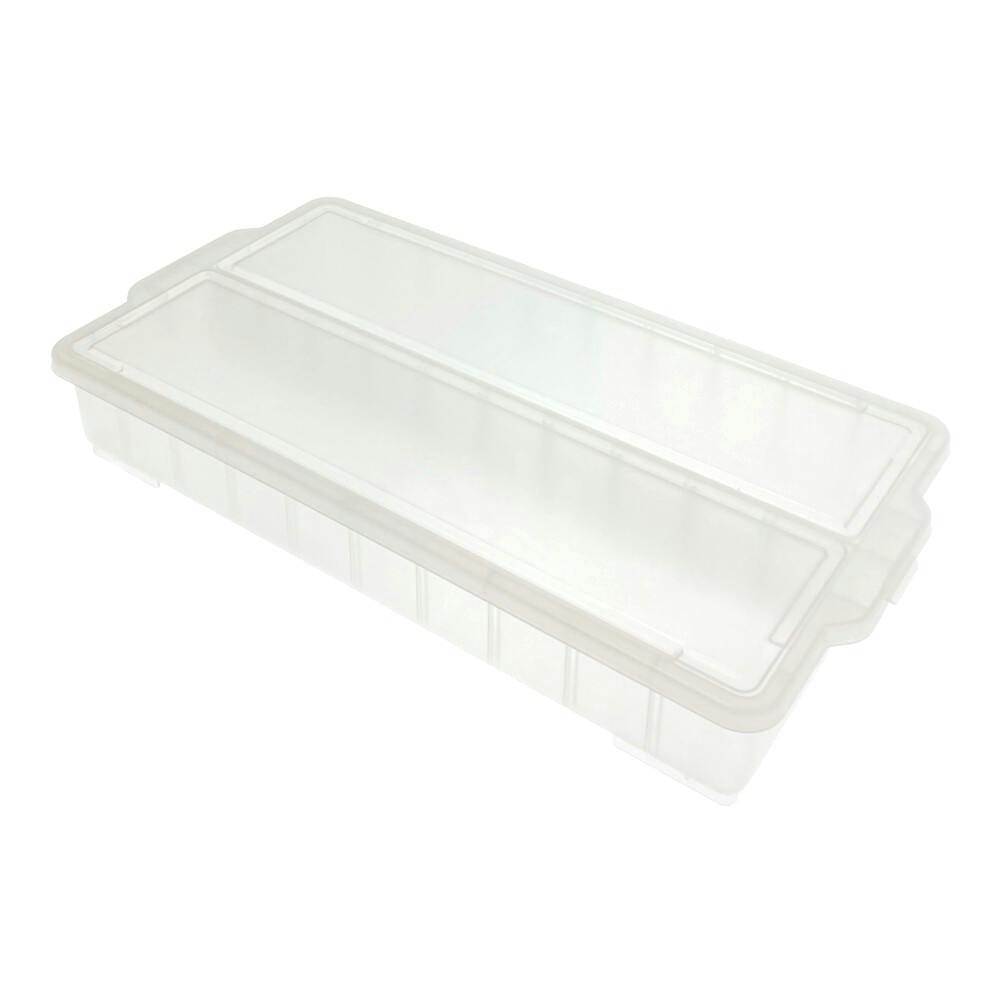 セパレート付コンテナ クリア AP3517-4 幅56.5cm 奥28.9cm 高さ8.8cm