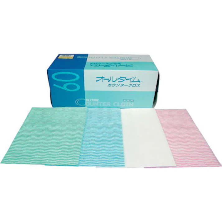 【CAINZ-DASH】東京メディカル カウンタークロス 厚口 35x61cm ホワイト (60枚入) FT-300【別送品】