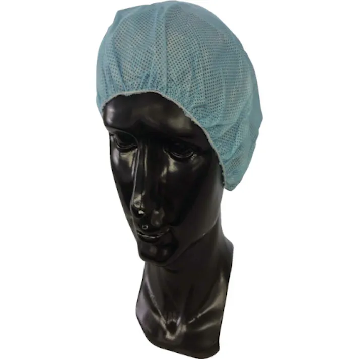 【CAINZ-DASH】東京メディカル でんでん帽(帯電タイプ) ブルー 標準丸型 (50枚入) CA-101B【別送品】