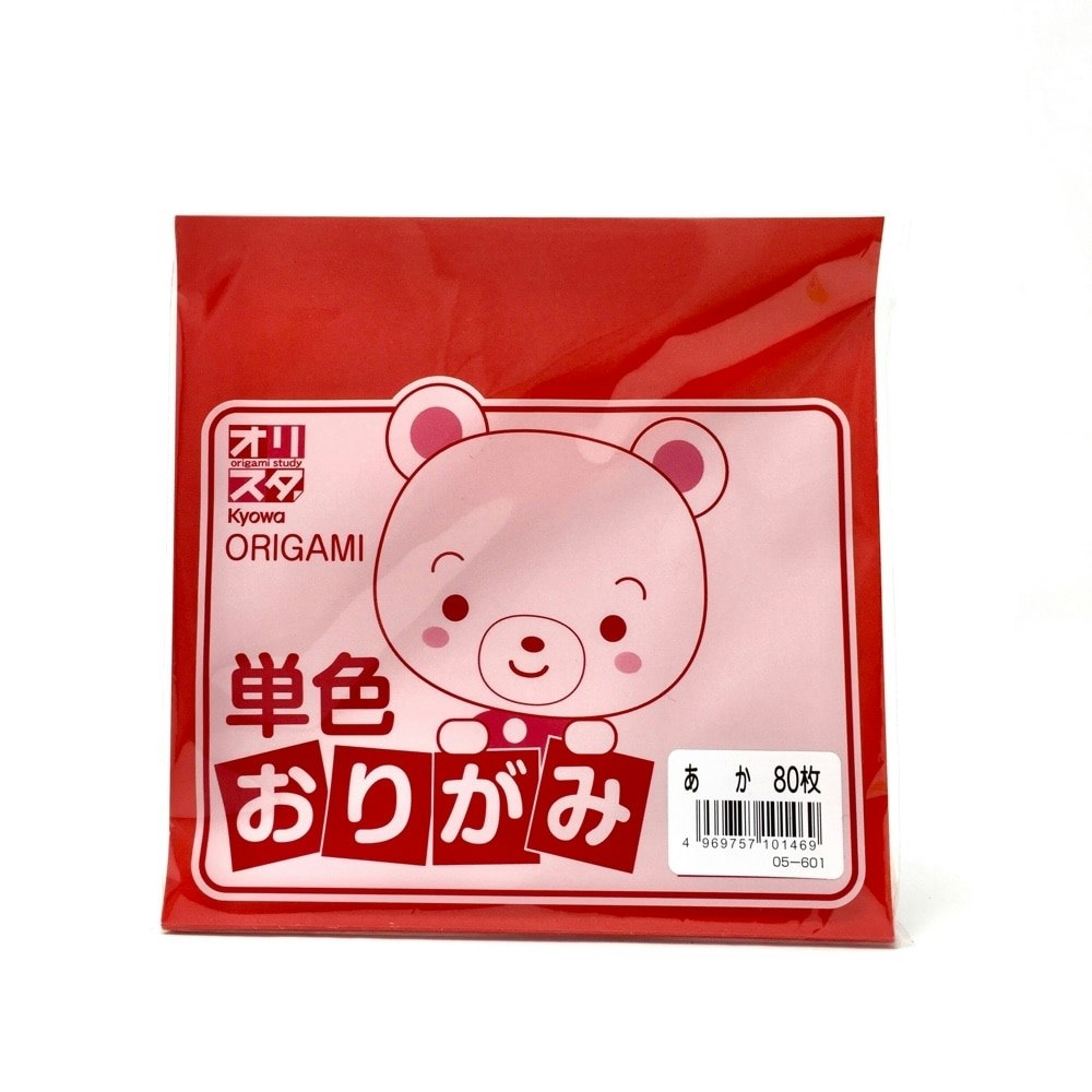 2021年ファッション福袋 単色おりがみ あか
