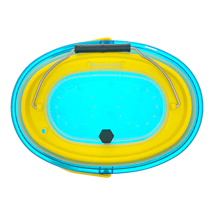 水切りカゴバケツ ブルー HS-325 5L