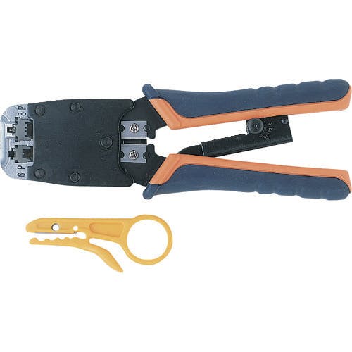 サンワサプライ かしめ工具(ラチェット付き) HT-500R LANケーブル サンワサプライ かしめ工具(ラチェット付き) HT-500R LANケーブル