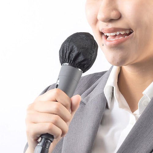 CAINZ-DASH】サンワサプライ 不織布マイクカバー（100枚入り） MM