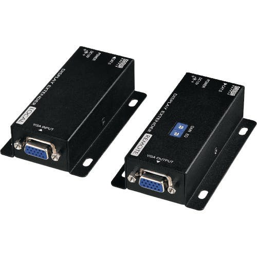 サンワサプライ ディスプレイエクステンダー(受信機電源不要・セットモデル) VGA-EXSET3 LANアダプター サンワサプライ ディスプレイエクステンダー(受信機電源不要・セットモデル) VGA-EXSET3 LANアダプター