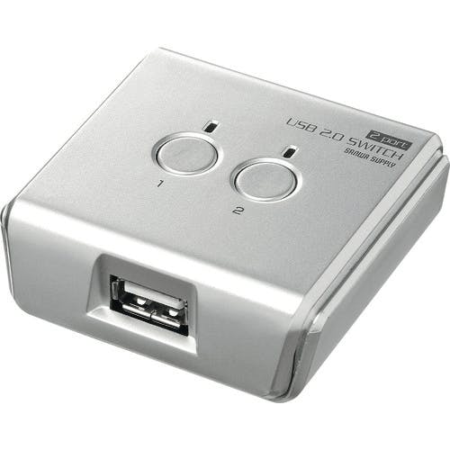 サンワサプライ USB2.0手動切替器(2回路) SW-US22N LANアダプター サンワサプライ USB2.0手動切替器(2回路) SW-US22N LANアダプター