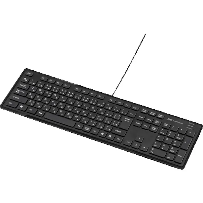 【CAINZ-DASH】サンワサプライ スリムキーボード(ブラック) SKB-SL16BK【別送品】