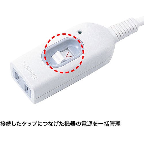出品延長中。ページ Amazon.co.jp: サンワサプライ プラス1個口延長コード 合計2個口