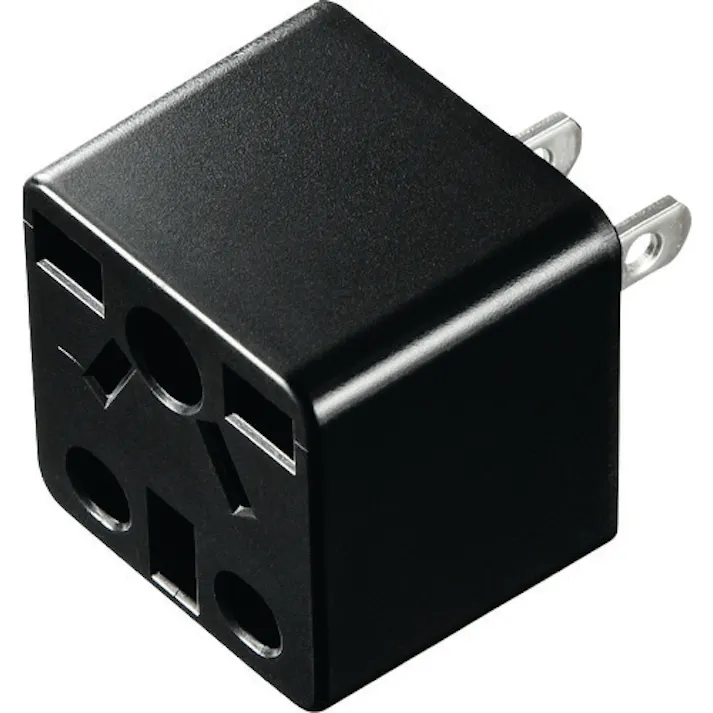 【CAINZ-DASH】サンワサプライ 日本専用マルチタイプ電源変換アダプタ TR-AD5BK【別送品】