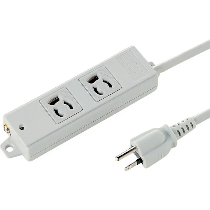 【CAINZ-DASH】サンワサプライ 工事物件タップ 抜け止めコンセントコンセント数2個口 ケーブル長10m TAP-K2-10【別送品】