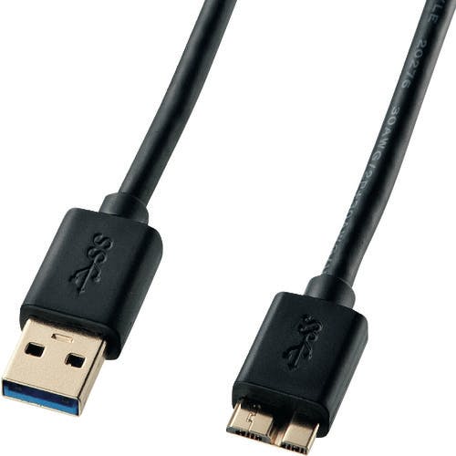 サンワサプライ USB3.0マイクロケーブル(A-MicroB)0.5m KU30-AMC05BK USBケーブル サンワサプライ USB3.0マイクロケーブル(A-MicroB)0.5m KU30-AMC05BK USBケーブル
