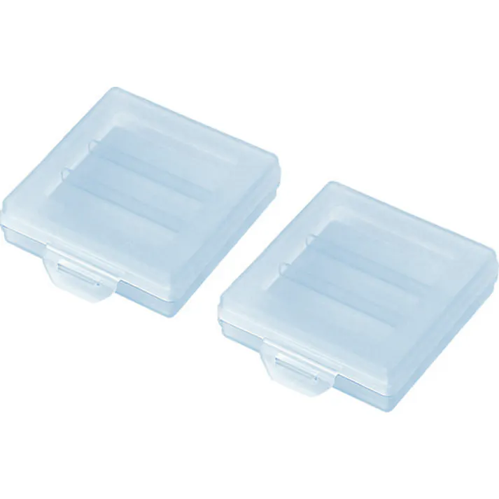 【CAINZ-DASH】サンワサプライ 電池ケース(単4用)2個入り DG-BT4BLN【別送品】