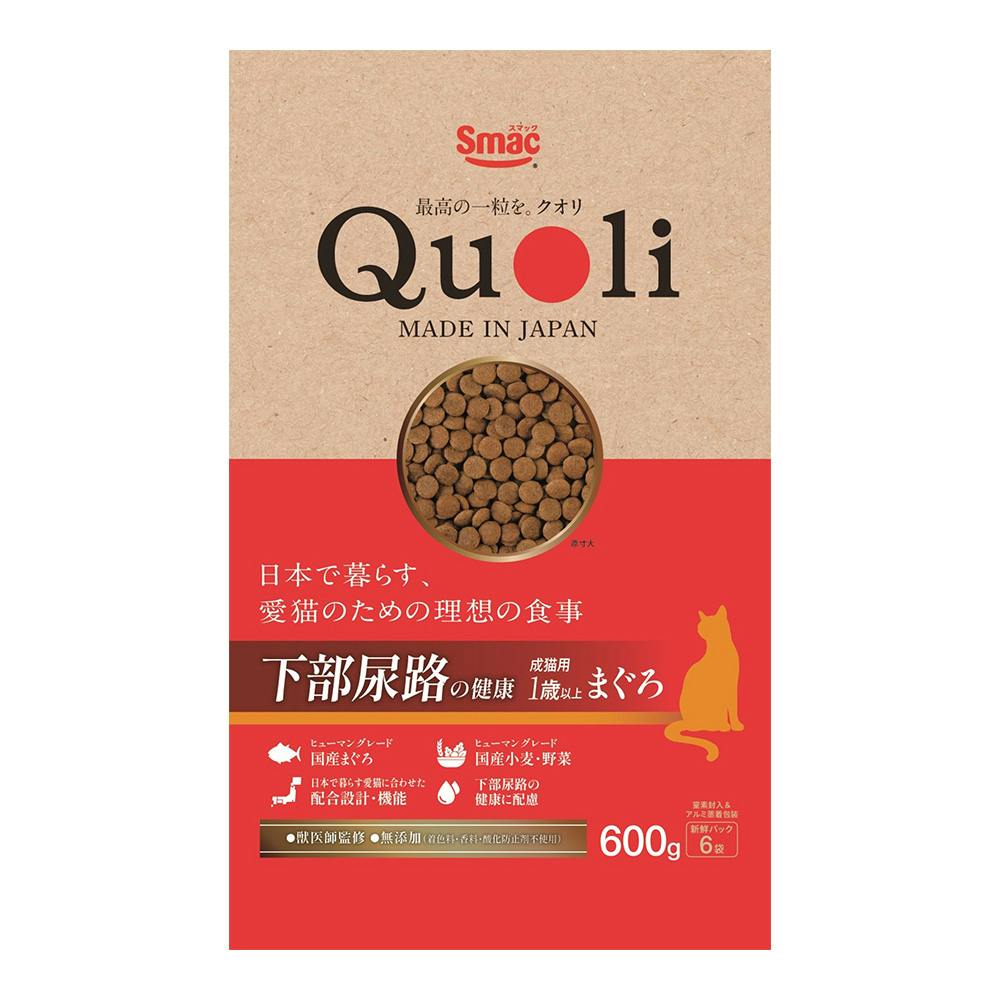 Quoli 下部尿路の健康 成猫用 まぐろ 600g