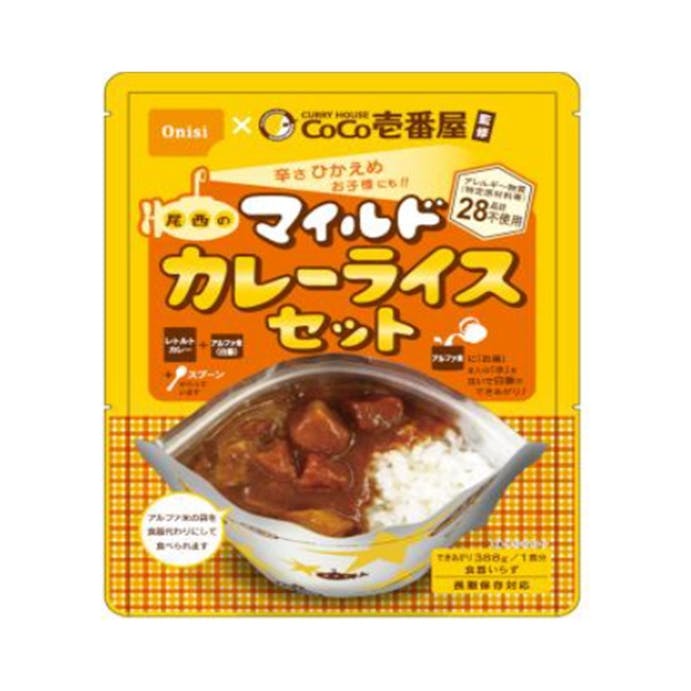 尾西食品 CоCо壱番屋監修 尾西のマイルドカレーライスセット