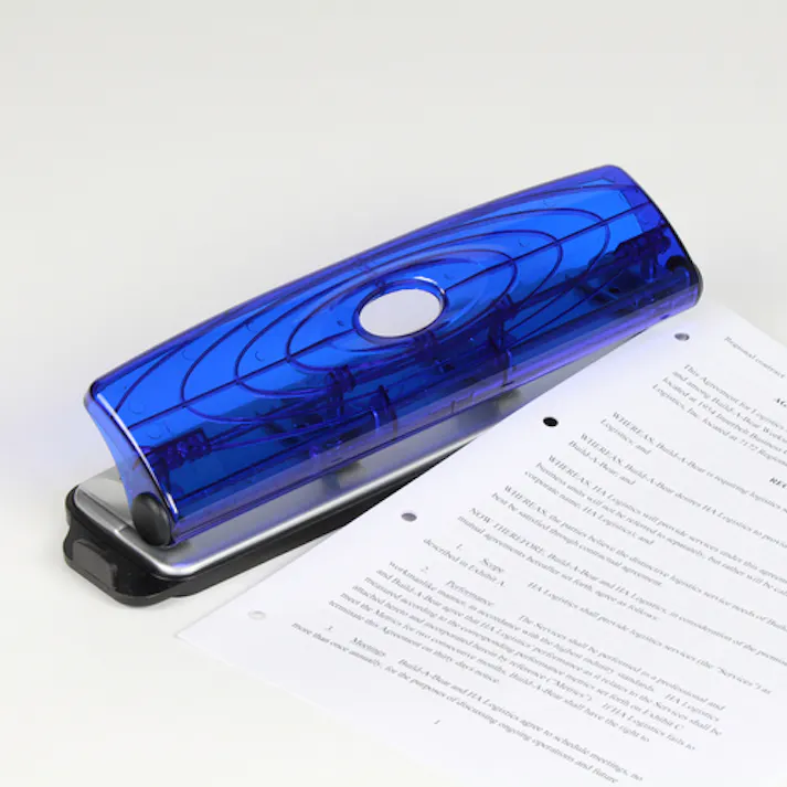 【CAINZ-DASH】オープン工業 4穴パンチ 穴あけ可能枚数11枚(1.0mm) PU-881【別送品】