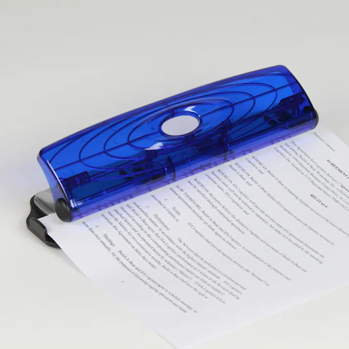 【CAINZ-DASH】オープン工業 4穴パンチ 穴あけ可能枚数11枚(1.0mm) PU-881【別送品】