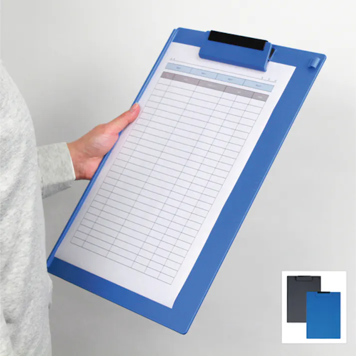 【CAINZ-DASH】オープン工業 クリップボード B4E 黒 CB-100-BK【別送品】