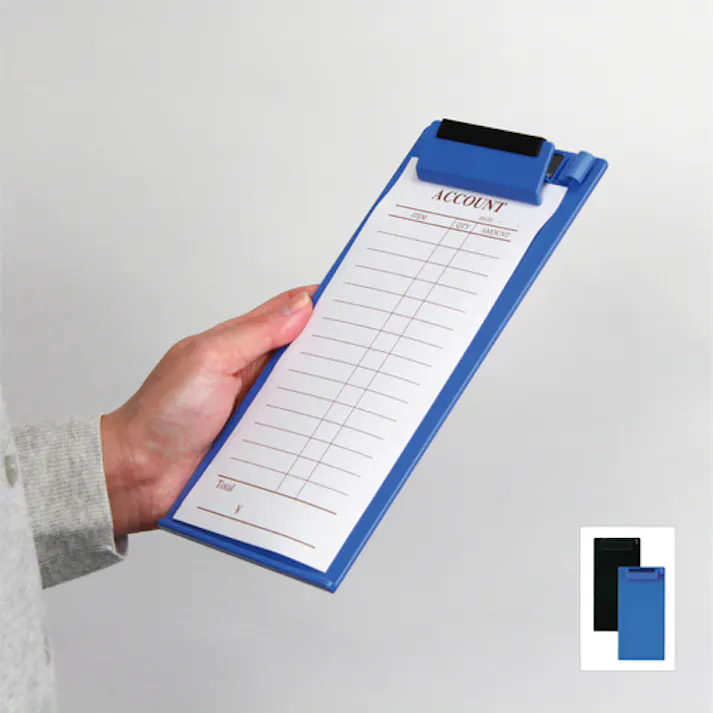 【CAINZ-DASH】オープン工業 クリップボード ロング 黒 CB-600-BK【別送品】