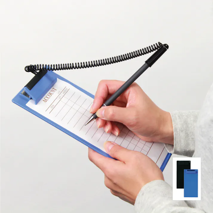 【CAINZ-DASH】オープン工業 クリップボード ロング 黒 CB-600-BK【別送品】