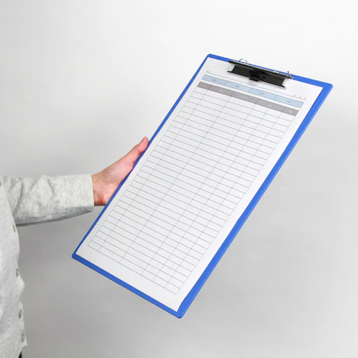 【CAINZ-DASH】オープン工業 カラー用箋挟 A3E 青 KB-800-BU【別送品】