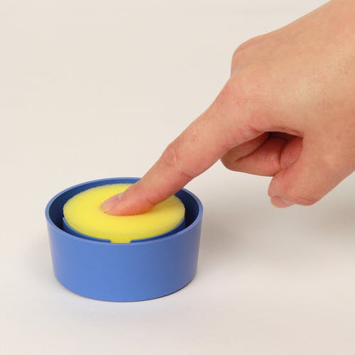 CAINZ-DASH】オープン工業 抗菌スポンジケース丸型 R1【別送品