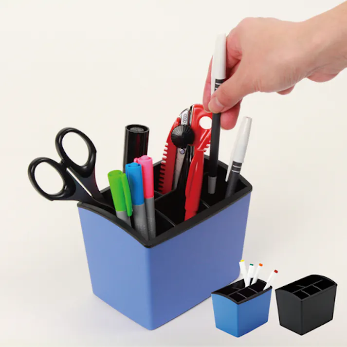 【CAINZ-DASH】オープン工業 ペンスタンド 青 PS-250-BU PS-250-BU【別送品】