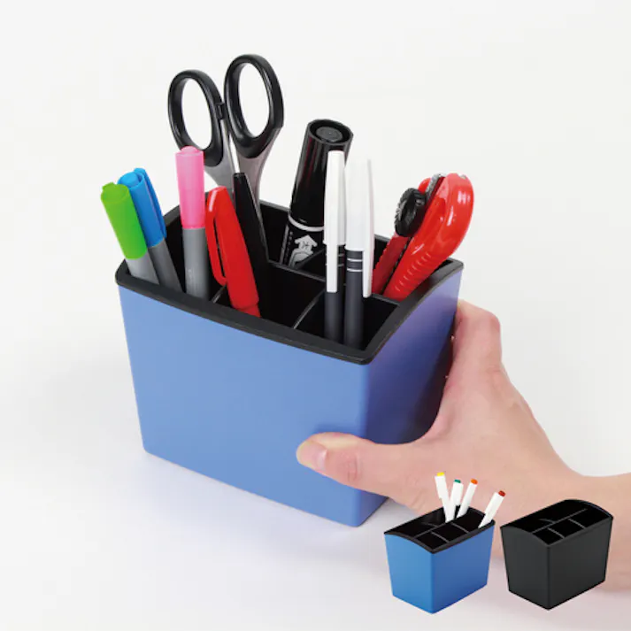 【CAINZ-DASH】オープン工業 ペンスタンド 青 PS-250-BU PS-250-BU【別送品】