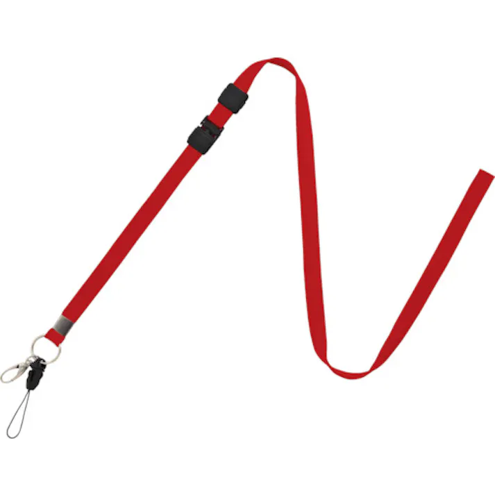 【CAINZ-DASH】オープン工業 ロングストラップ 1本 赤 NB-208-RD【別送品】