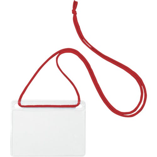 CAINZ-DASH】オープン工業 簡易吊り下げ名札 名刺サイズ １０枚 赤 NL