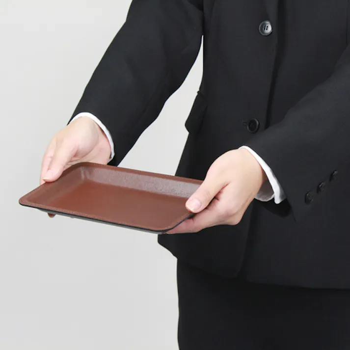 【CAINZ-DASH】オープン工業 レザー調カルトン 茶 KN-52 KN-52【別送品】