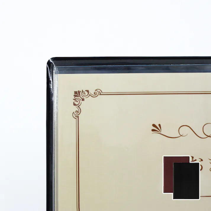 【CAINZ-DASH】オープン工業 メニューファイル レザー調 A4 6頁 黒 MN-200-BK【別送品】