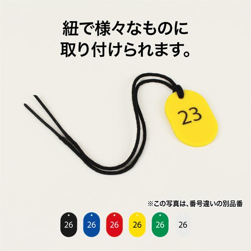 CAINZ-DASH】オープン工業 番号札 小 番号入り26～50 白