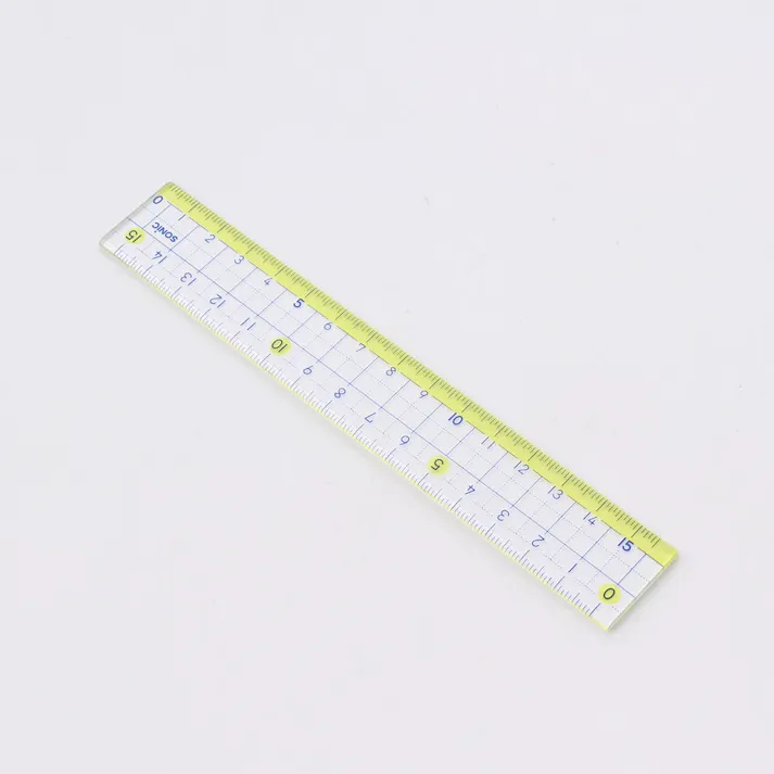 ソニック 楽しく学習直線定規 15cm SN-797