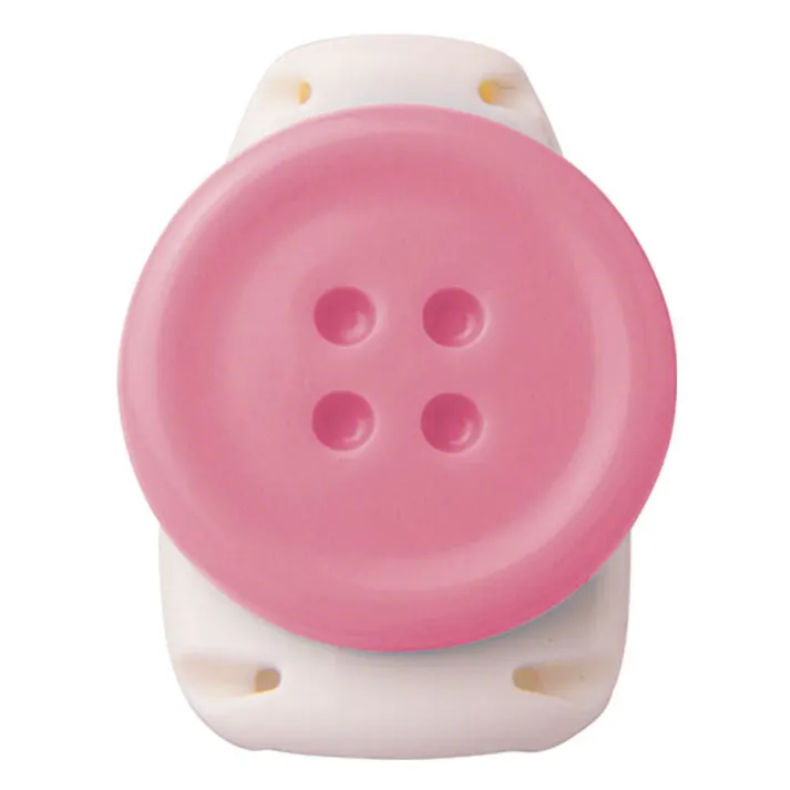 キッズクリップ ピンク ボタン