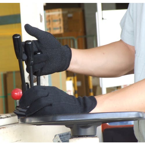 CAINZ-DASH】アトム スムス手袋 アトムターボ 黒 5双組 S 148