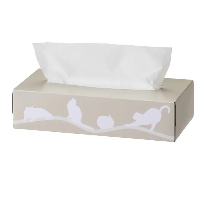 キャットデザインティッシューボックス 150組 5箱入
