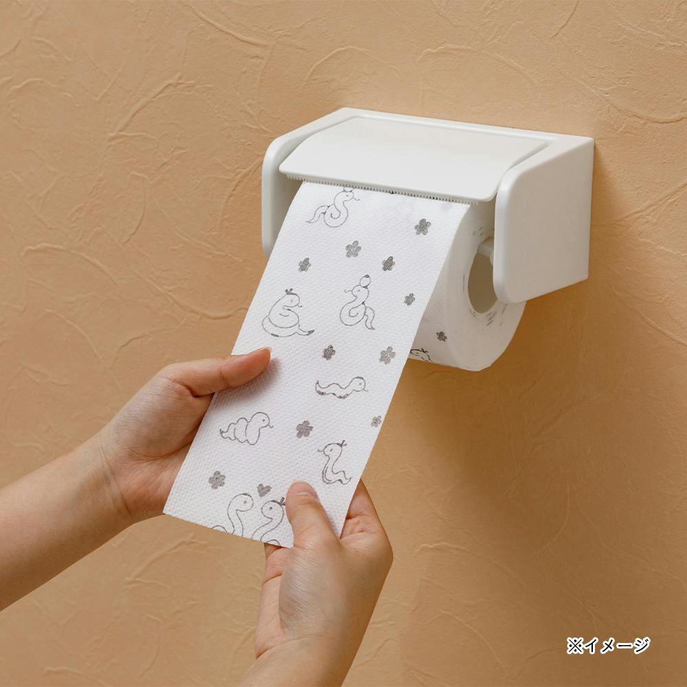 ニューイヤー トイレットロール ダブル 12ロール ヘビ | 紙製品