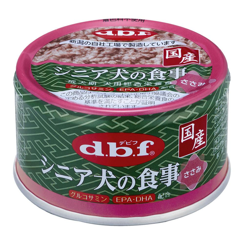 d. b.f シニア犬の 食事ささみ 85g 犬用ウェットフード(缶) d. b.f シニア犬の 食事ささみ 85g 犬用ウェットフード(缶)
