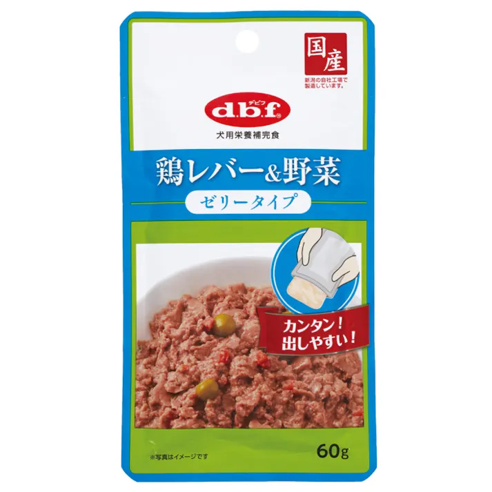 鶏レバー&野菜 ゼリータイプ 60g