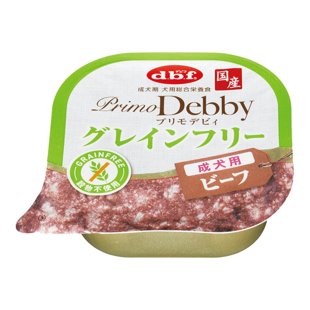 プリモデビィ グレインフリー 成犬用 ビーフ 95g 犬用ウェットフード(カップ・トレー) プリモデビィ グレインフリー 成犬用 ビーフ 95g 犬用ウェットフード(カップ・トレー)