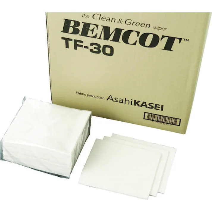 【CAINZ-DASH】小津産業 クリーンルーム用ワイパー ベンコットTF-30 (1000枚入) 340×300mm TF-30B【別送品】