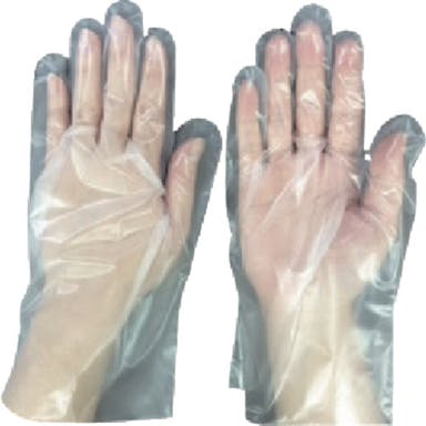 【CAINZ-DASH】オカモト食品衛生用品課 ポリエチレン使い捨て手袋　イージーグローブ７２２ポリＬＤ　Ｓ　（１００枚入） 722S【別送品】