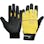 【CAINZ-DASH】おたふく手袋 標準作業用ＰＵ手袋　スタンダード　ブラック×イエロー　ＬＬ K-82-BK/YL-LL【別送品】
