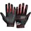 【CAINZ-DASH】おたふく手袋 軽作業用ＰＵ手袋　ライト　ブラック×レッド　Ｌ K-81-BK/RD-L【別送品】