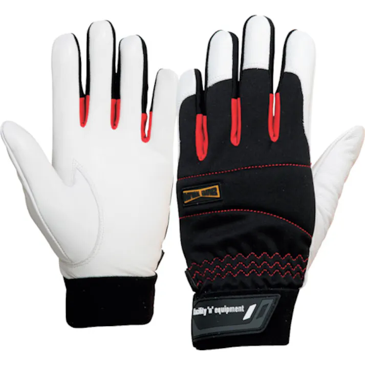 【CAINZ-DASH】おたふく手袋 超重作業用 牛革手袋 ホワイト S K-92-WH-S【別送品】