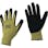 【CAINZ-DASH】おたふく手袋 ソフキャッチＥＸフィット　ニトリルゴム　クレーターパーム　マスタード　ＬＬ A-398-MT-LL【別送品】