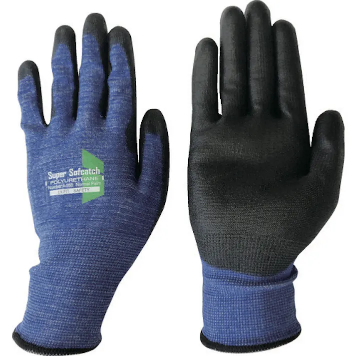 【CAINZ-DASH】おたふく手袋 ソフキャッチ EX-FIT セーフティ ウレタン ノーマルパーム L A-350-L【別送品】