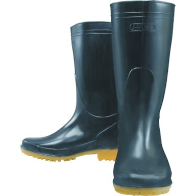【CAINZ-DASH】おたふく手袋 耐油長靴　黒　２２．５ JW707-BK-225【別送品】