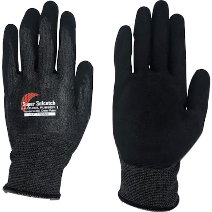 【CAINZ-DASH】おたふく手袋 蓄熱冬用ソフキャッチ　天然ゴム背抜き手袋 A-365-LL【別送品】