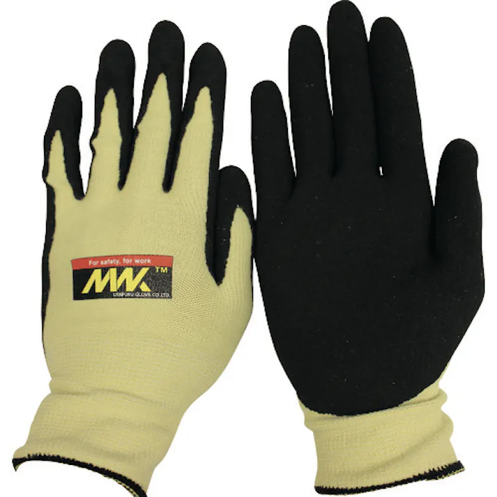 【CAINZ-DASH】おたふく手袋 耐切創手袋 13G 天然ゴム背抜き LL MWK-927-LL【別送品】