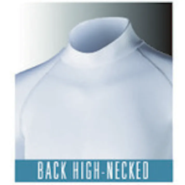 【CAINZ-DASH】おたふく手袋 冷感 消臭 パワーストレッチ半袖ハイネックシャツ ブラック L JW-624-BK-L【別送品】